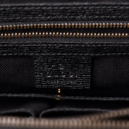 Gucci Textured Calfskin Large Bright Bit Tote Black 6 of 16