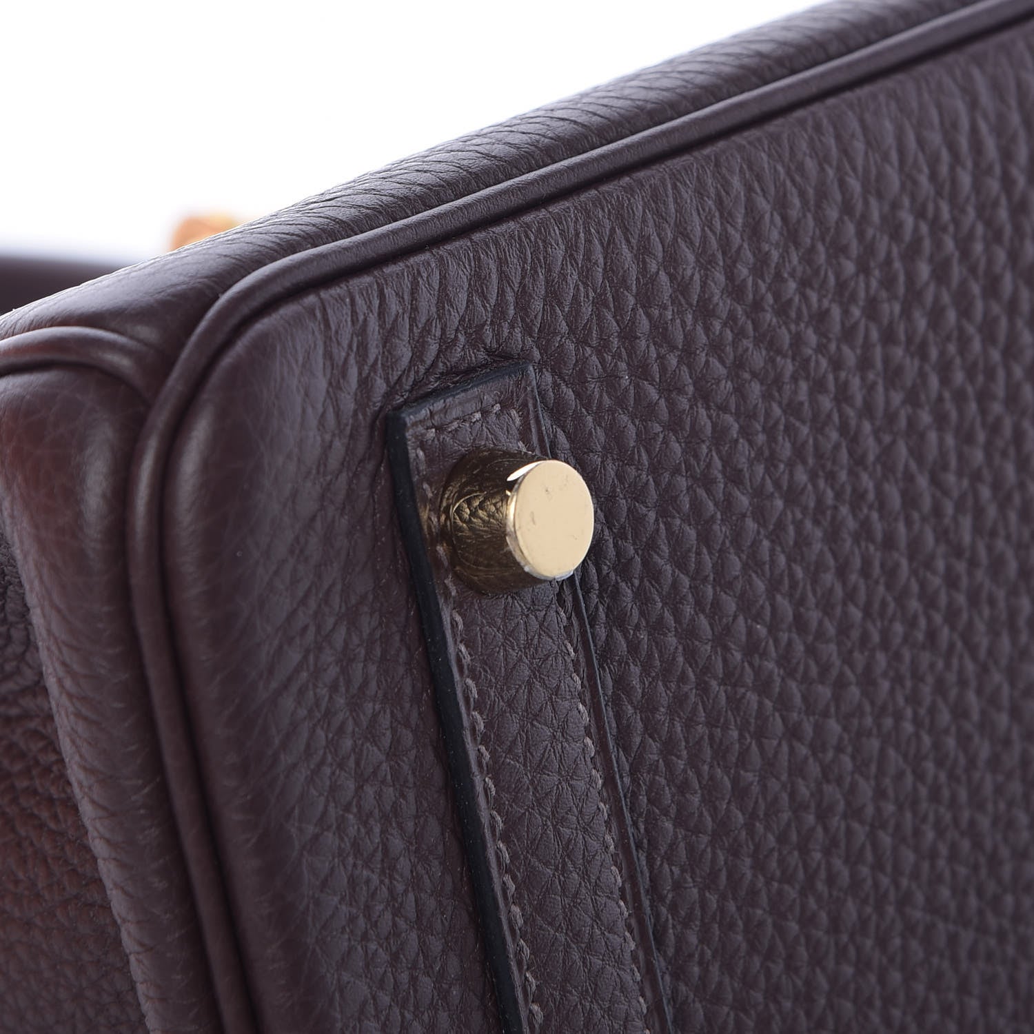 Hermes Togo Birkin 25 Chocolate 13 of 33