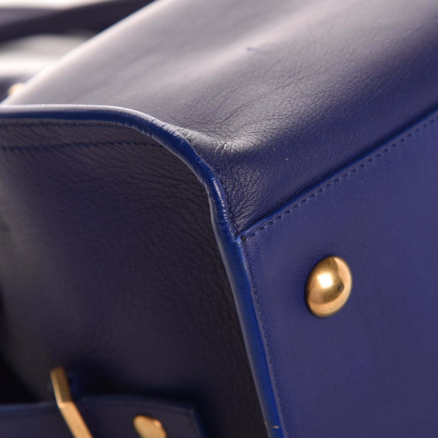Calfskin Medium Classic Y Cabas Navy