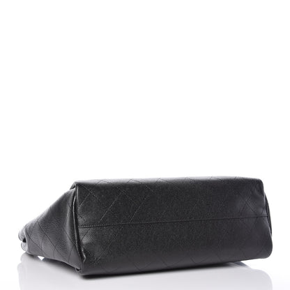 Chanel Caviar Stitched Large Shopping Tote Black 4 of 9