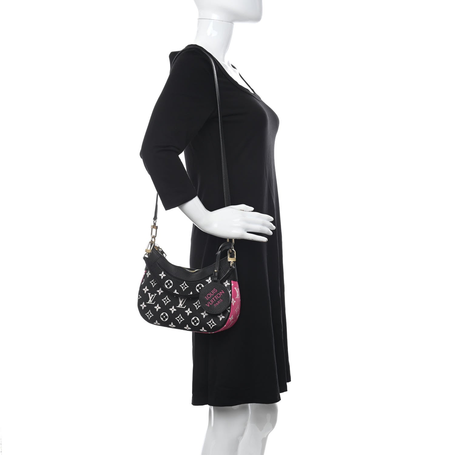 Louis Vuitton Empreinte Monogram Spring in the City Bagatelle NM Black White Pink 2 of 10