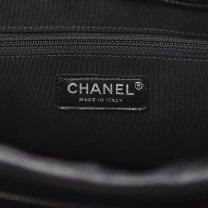 Chanel Caviar Quilted Large Urban Companion Top Handle Shopping Tote Black 7 of 10