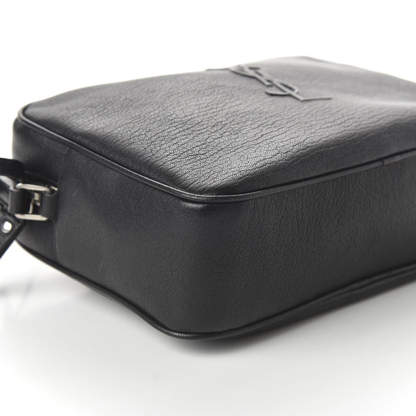 Lambskin Monogram Small Lou Camera Bag Black