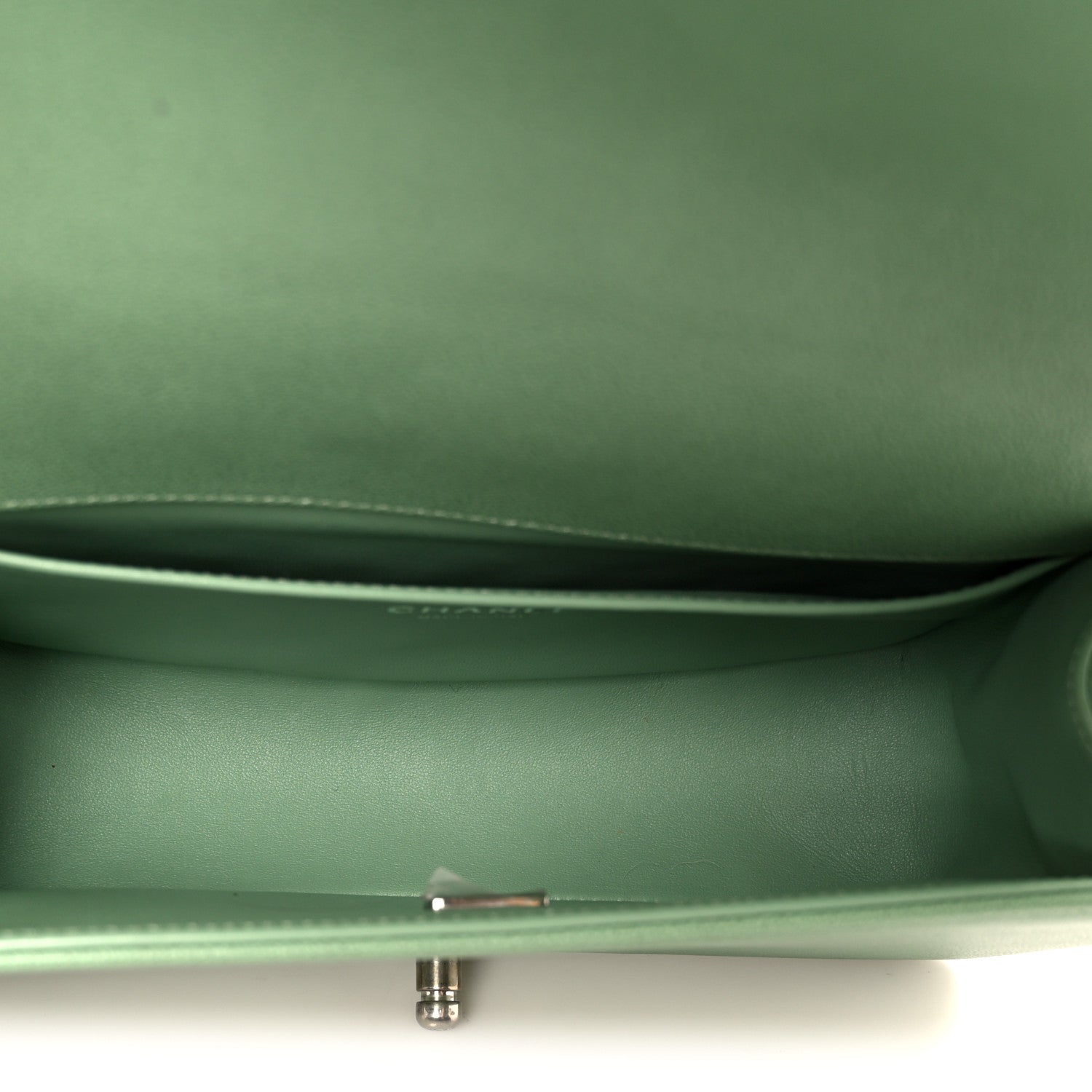 Chanel Caviar Quilted Medium Boy Flap Green 5 of 10