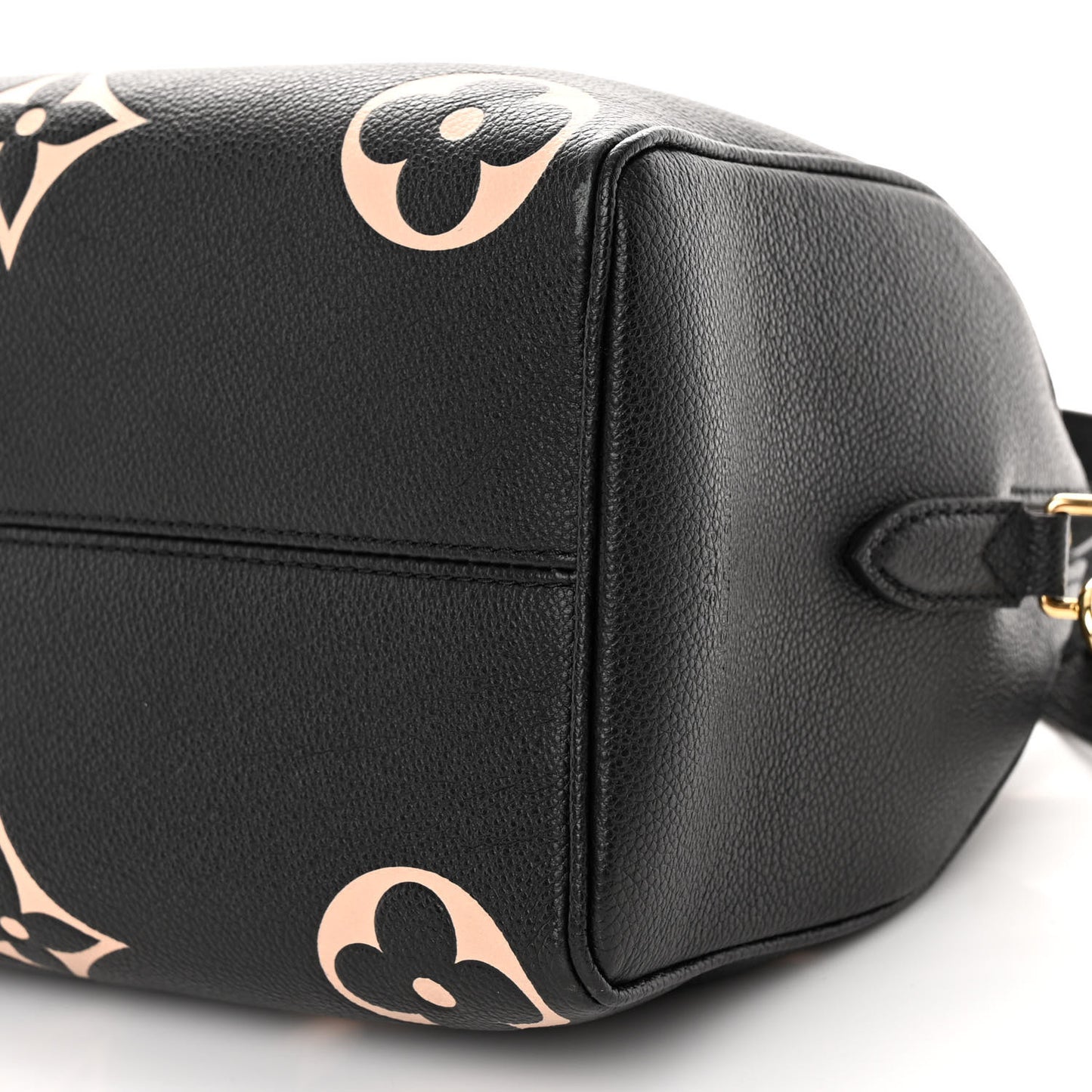 Empreinte Monogram Giant Speedy Bandouliere 25 Black Beige