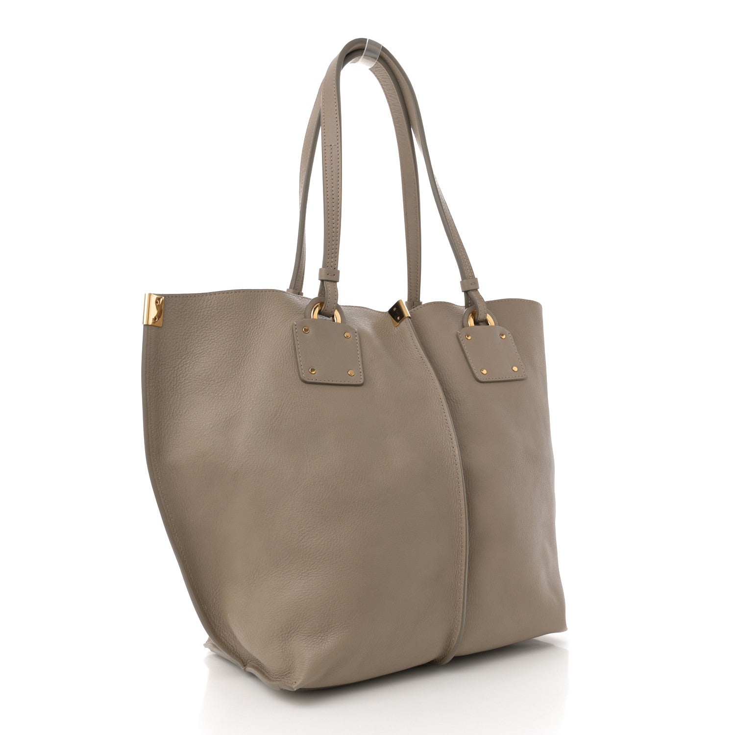 Chloe Smooth Calfskin Medium Vick Tote Motty Grey 4 of 14