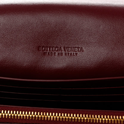 Bottega Veneta Nappa Intrecciato Flap Wallet Bordeaux 5 of 9