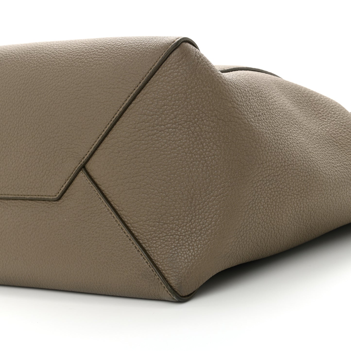 Soft Grained Calfskin Small Belt Cabas Phantom Taupe