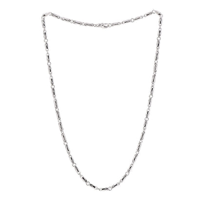 Bulgari 18K White Gold Passo Doppio Necklace 3 of 5