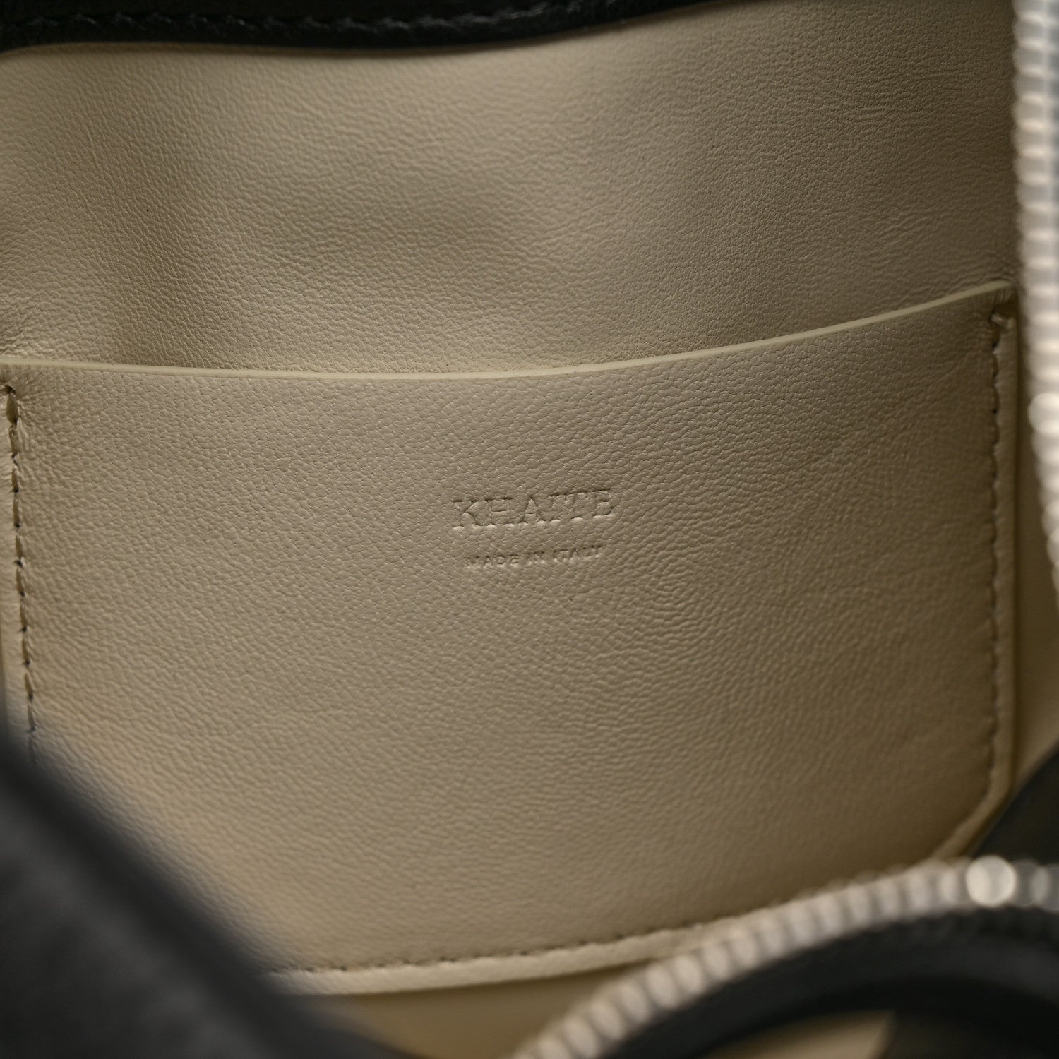 Khaite Pebbled Sport Calfskin Studded Elena Black 6 of 9