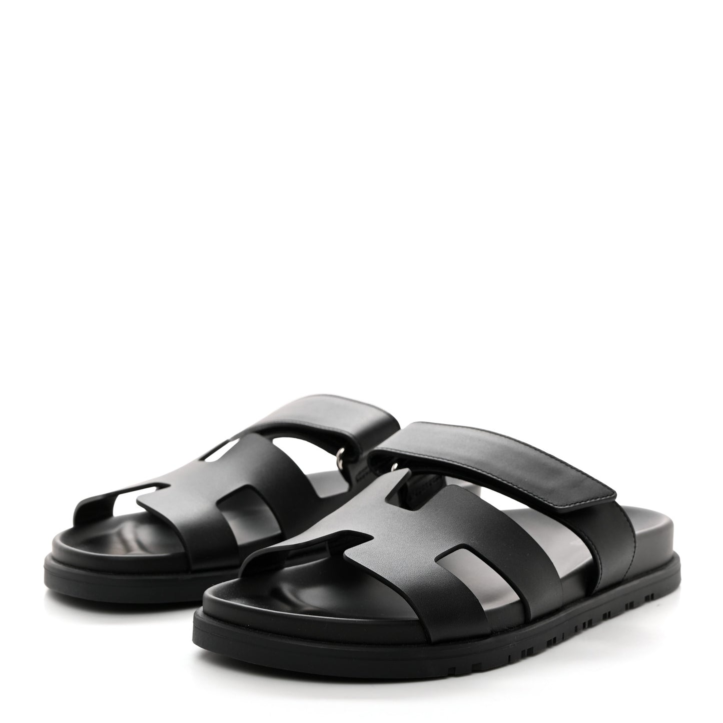 Calfskin Womens Chypre Sandals 39 Black