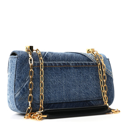 Tom Ford Denim 001 Medium Shoulder Bag Blue 2 of 8