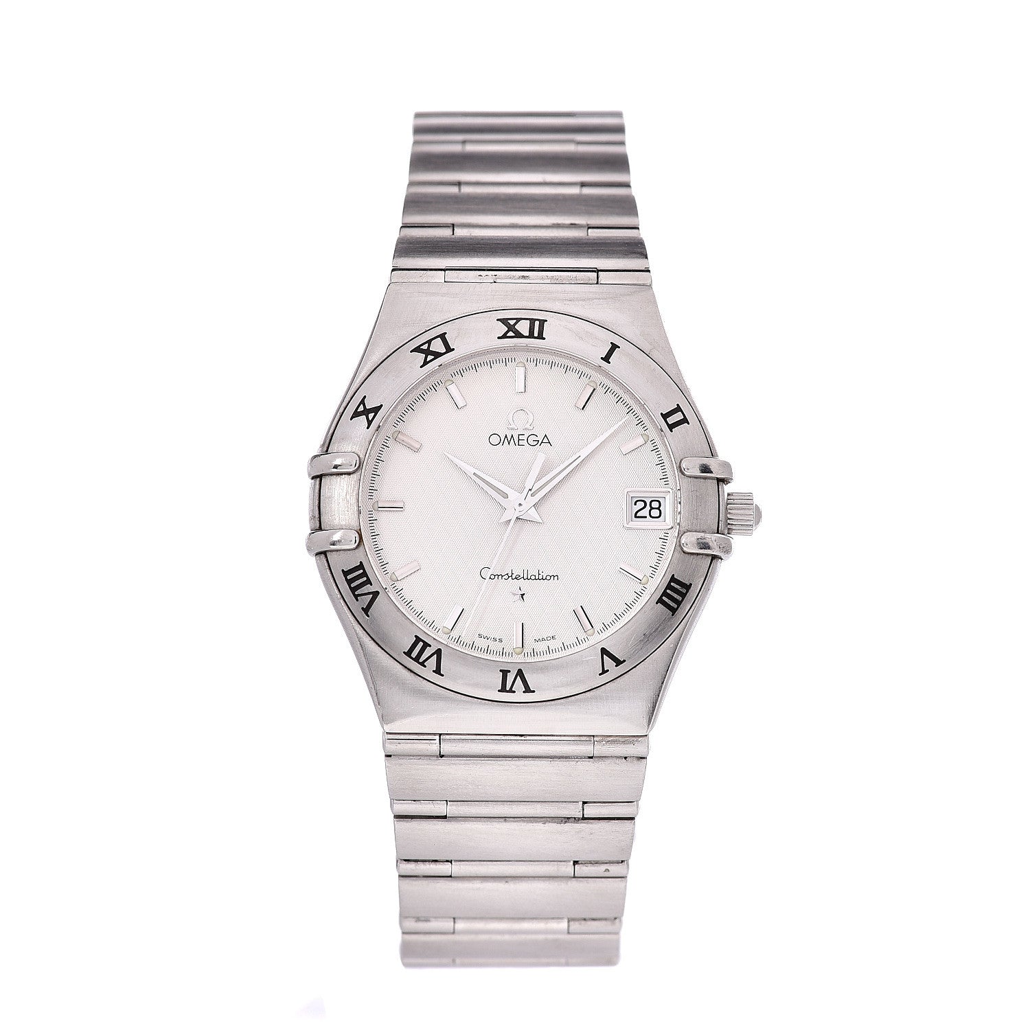 Omega Stainless Steel 33mm Constellation Quartz Watch White 1512.30 1 of 6