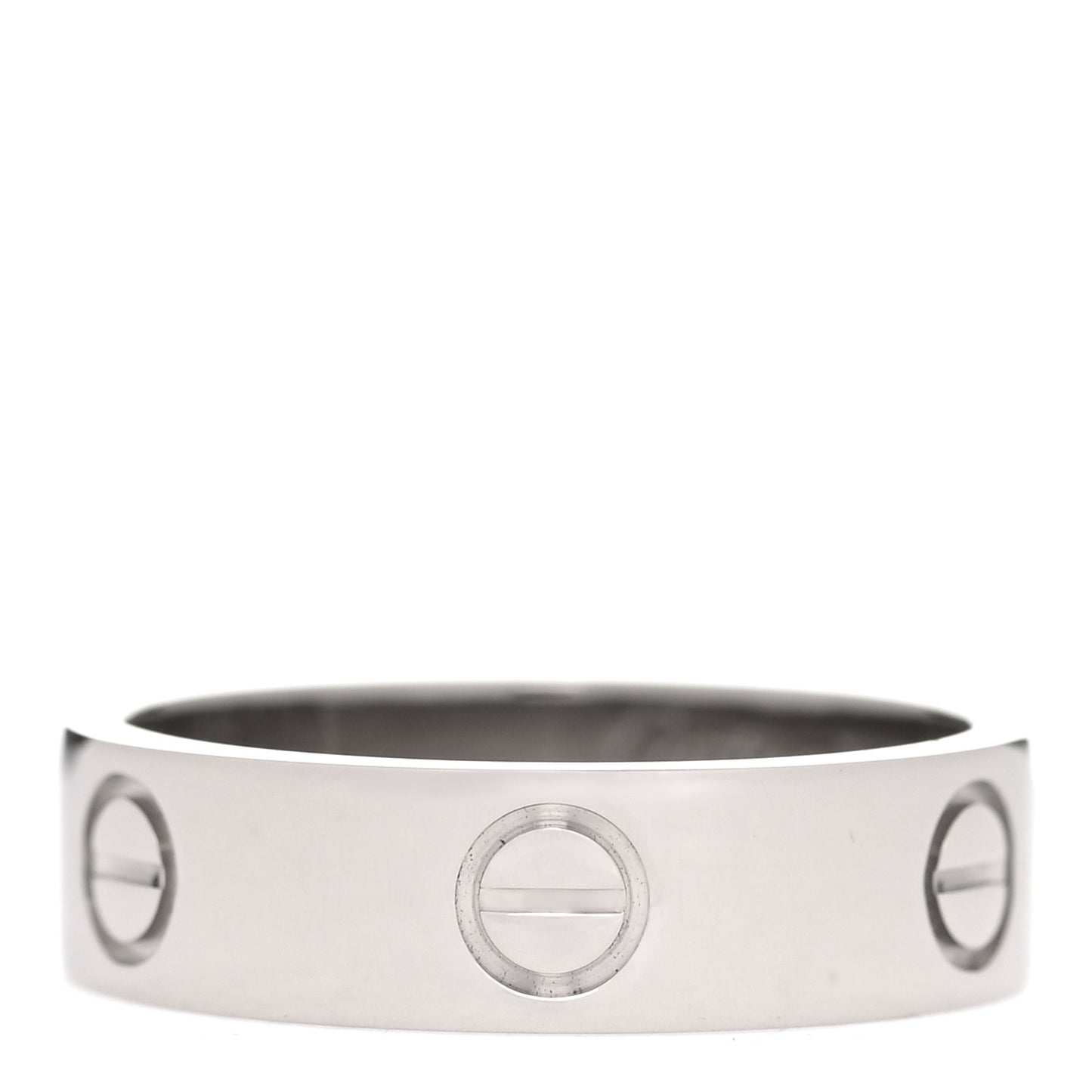 18K White Gold 6mm LOVE Ring 59 8.75