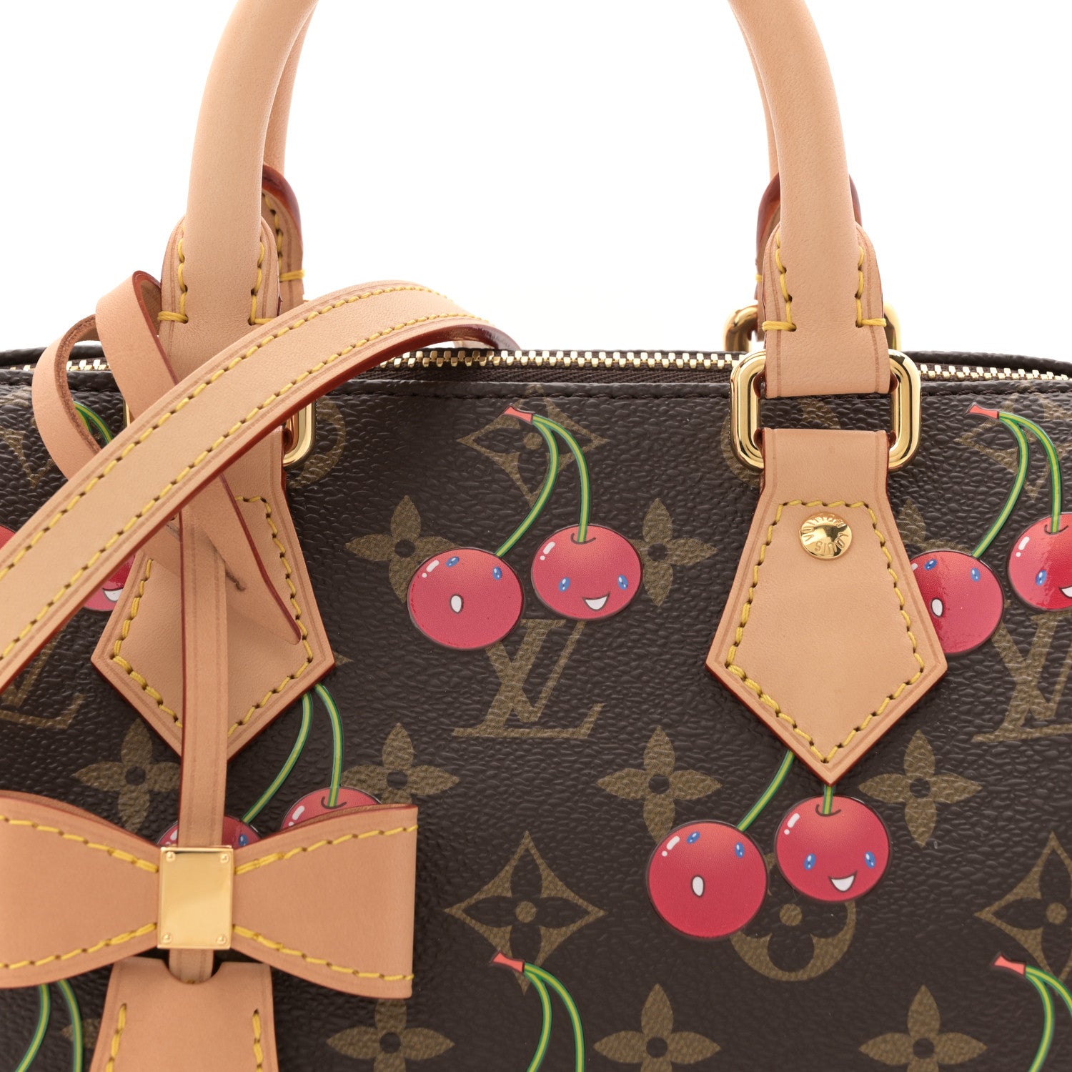 Louis Vuitton LV X TM Monogram Cerises Speedy Bandouliere 20 7 of 10