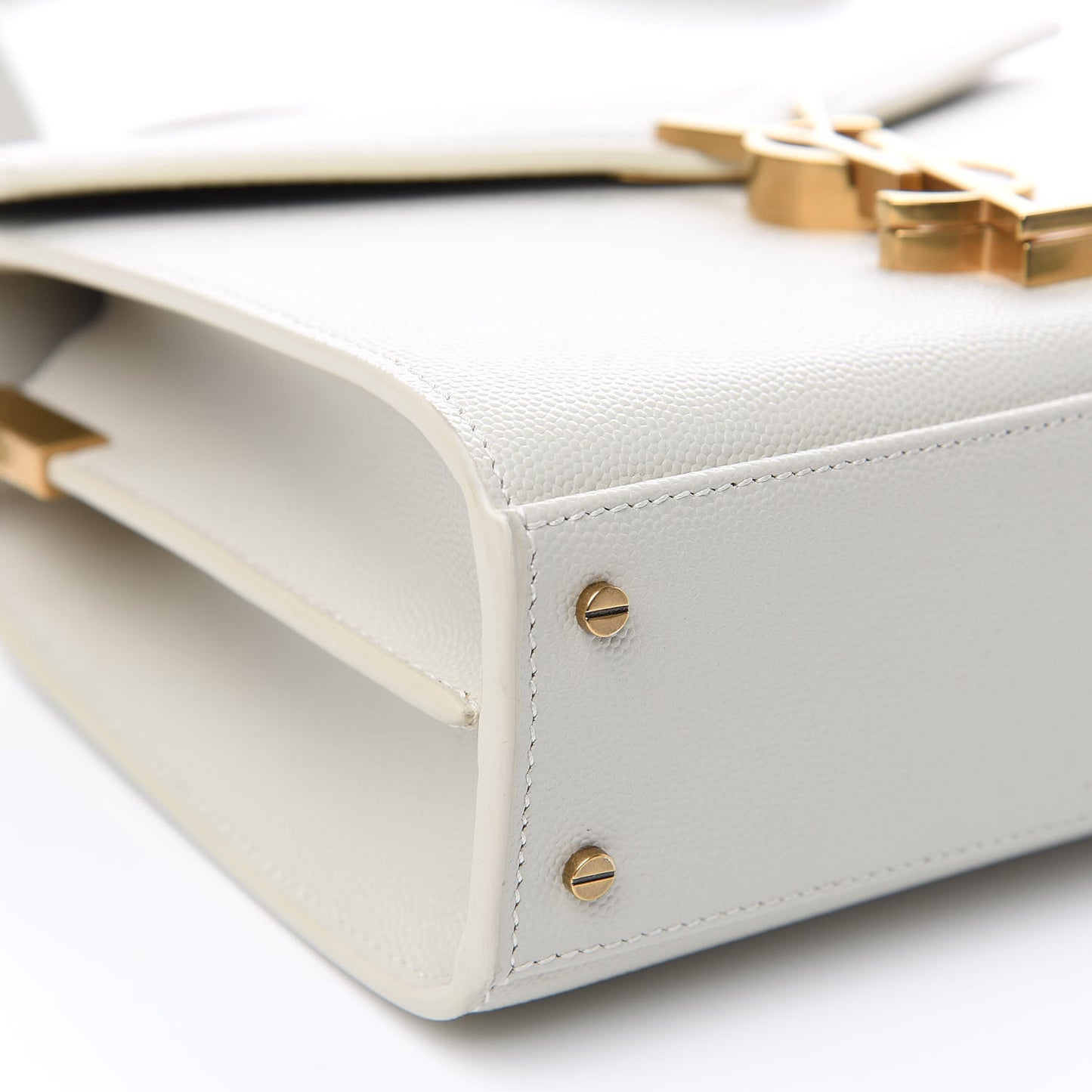 Grain de Poudre Mini Classic Monogram Cassandra Top Handle Vintage White