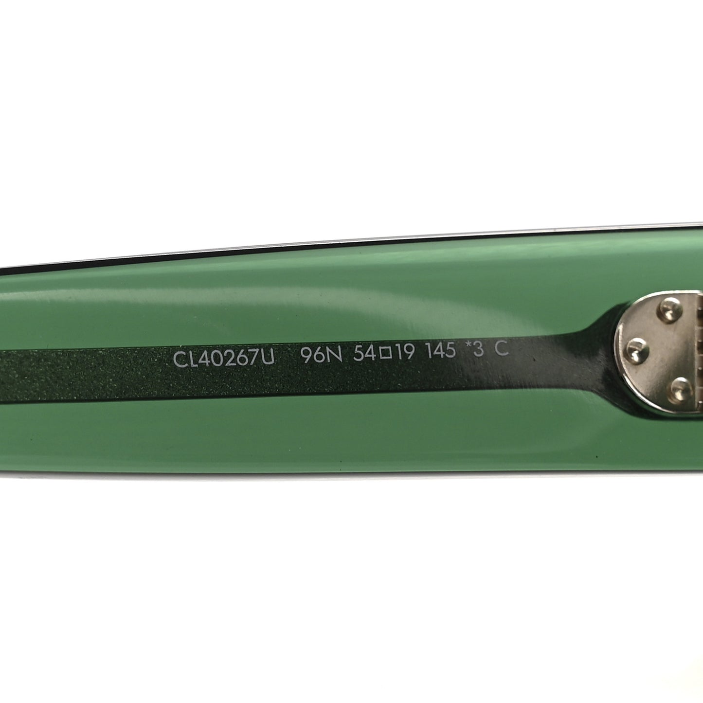 Acetate Rectangular Sunglasses CL40267U Green