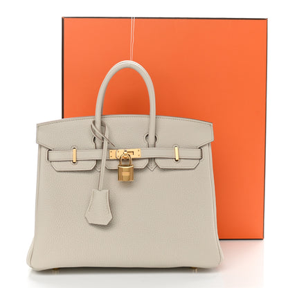 Hermes Togo Birkin 25 Beton 12 of 12