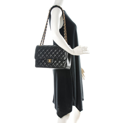 Chanel Caviar Quilted Jumbo Double Flap Black 2 of 8