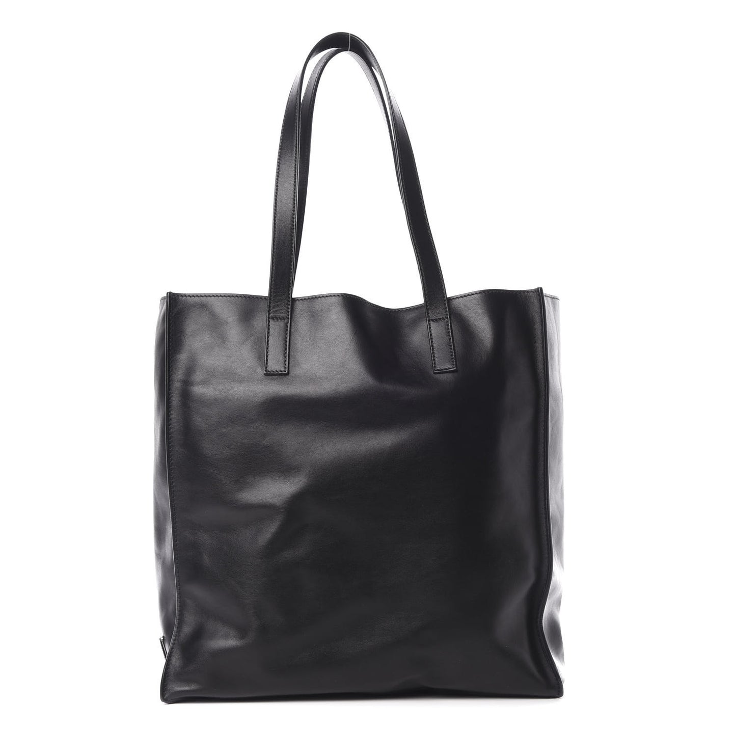 Soft Calfskin Shopping Tote Black
