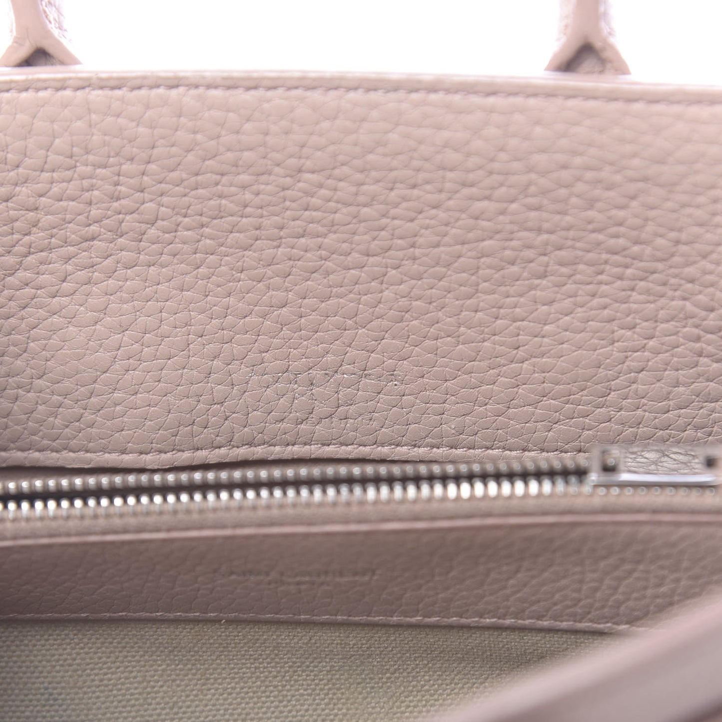 Grained Calfskin Nano Sac De Jour Souple Nude