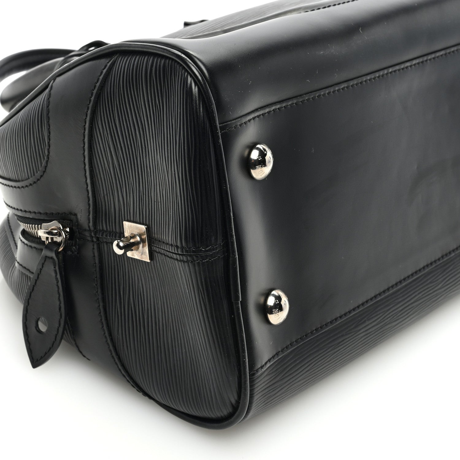 Louis Vuitton LOUIS VUITTON Epi Bowling Montaigne GM Black 9 of 12