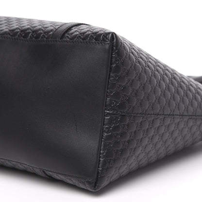Gucci Soft Microguccissima Dome Satchel Black 9 of 10
