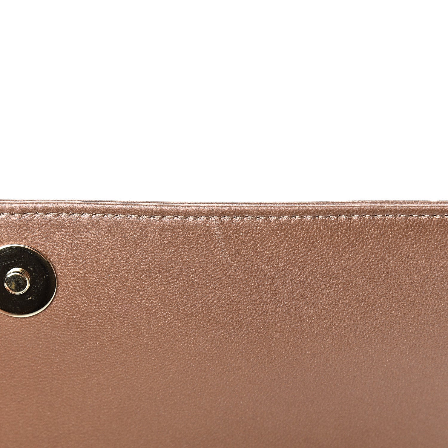 Chanel Metallic Calfskin CC Small Flap Bronze 10 of 16