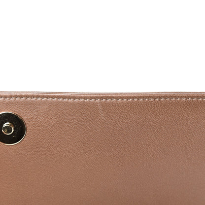Chanel Metallic Calfskin CC Small Flap Bronze 10 of 16