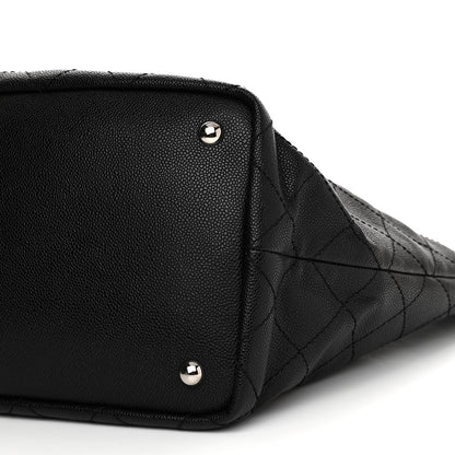 Chanel Grained Calfskin Large Shopping Fever Tote Black 7 of 11