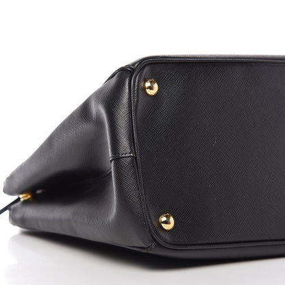 Prada Saffiano Medium Galleria Double Zip Tote Black 6 of 10