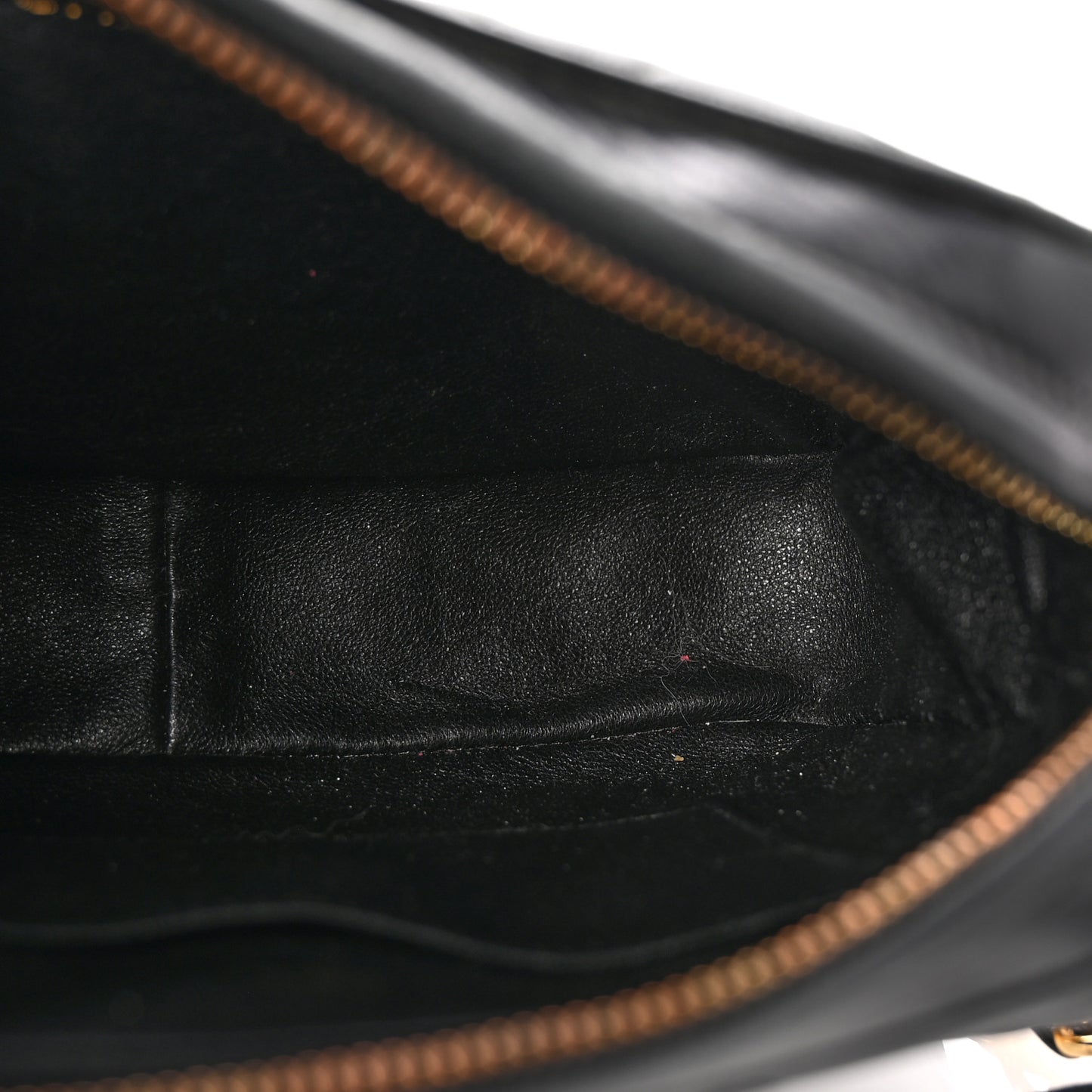 Lambskin Quilted CC Tassel Camera Case Black