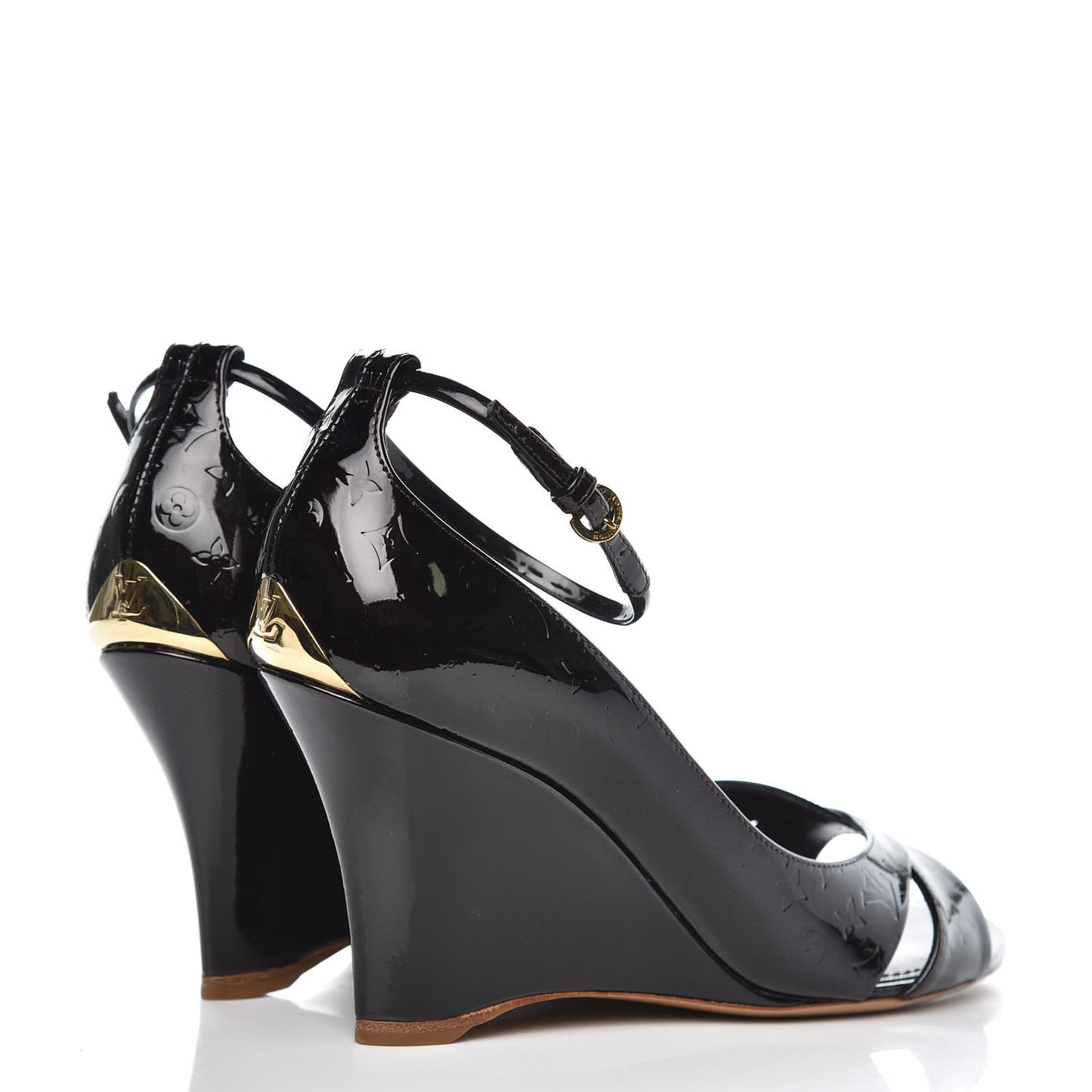 Vernis Slingback Heels 39 Amarante