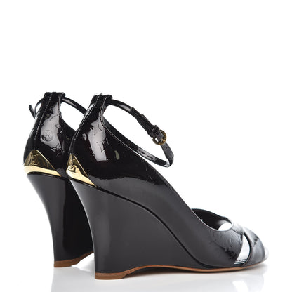 Louis Vuitton Vernis Slingback Heels 39 Amarante 4 of 9