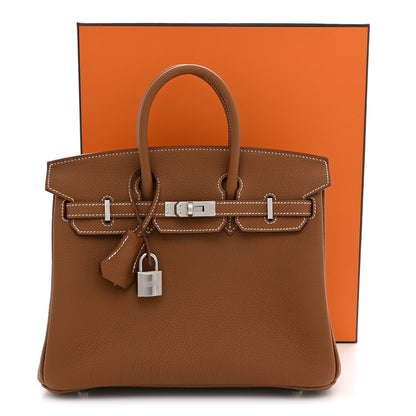 Hermes Togo Birkin 25 Gold 11 of 11