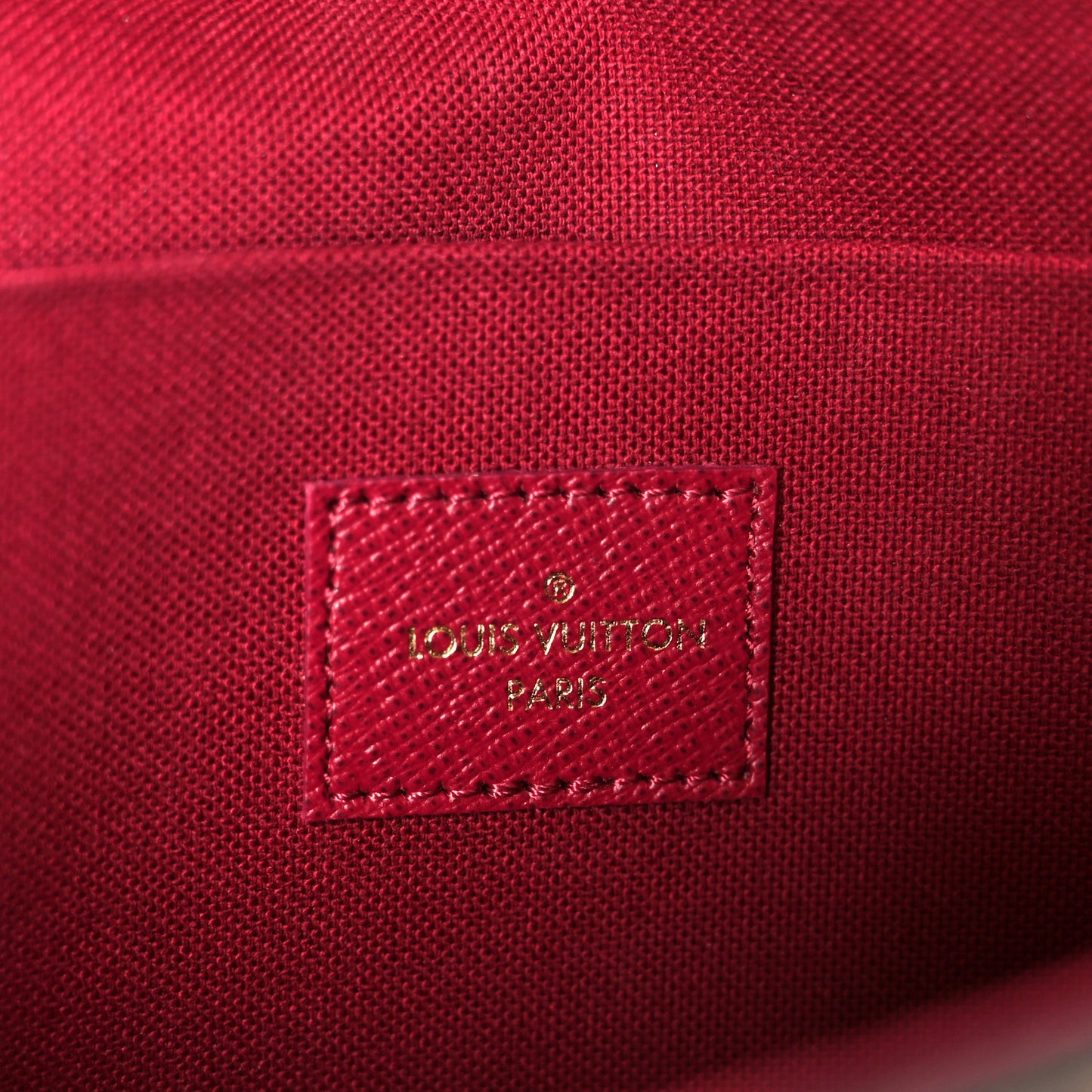 Monogram Pochette Felicie Chain Wallet Fuchsia