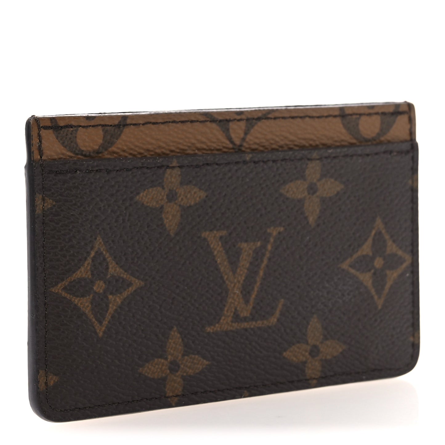 Reverse Monogram Card Holder