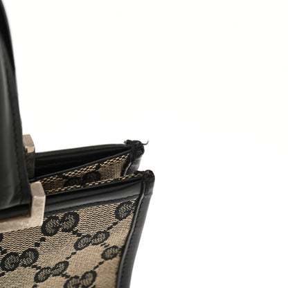 Gucci Monogram Bardot Bag Black 10 of 15