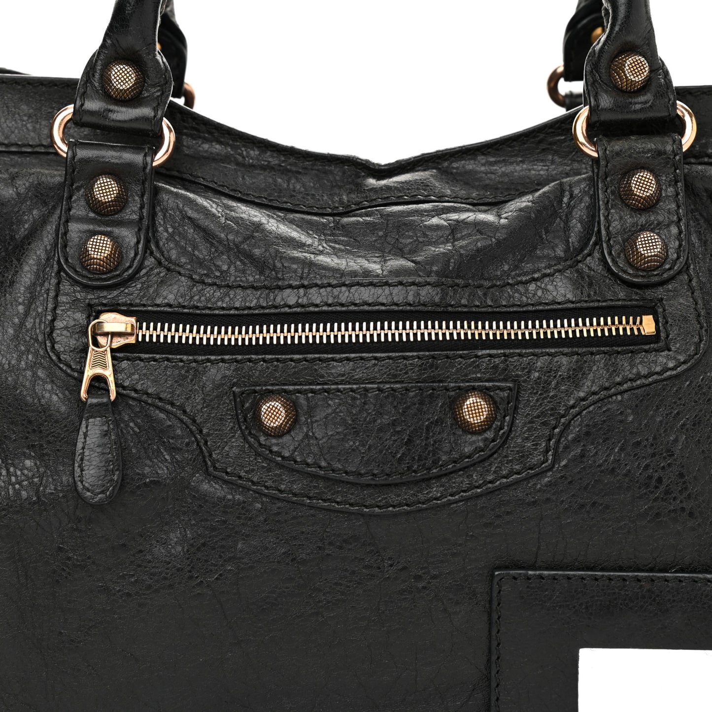 Agneau Giant 12 Gold Hardware City Black