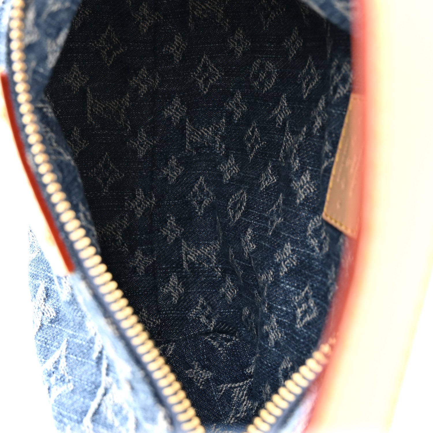 Louis Vuitton Monogram Denim Hills Pochette Blue 5 of 9
