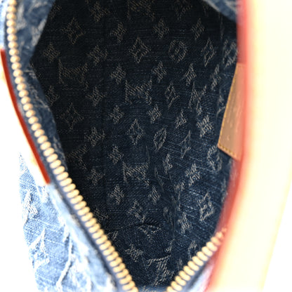 Louis Vuitton Monogram Denim Hills Pochette Blue 5 of 9