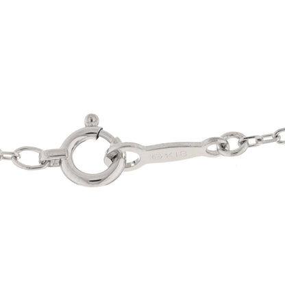 Mikimoto 18K White Gold Diamond Akoya Pearl 7mm Drop Pendant Necklace 4 of 4