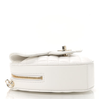 Chanel Lambskin Quilted CC In Love Heart Bag White 4 of 11