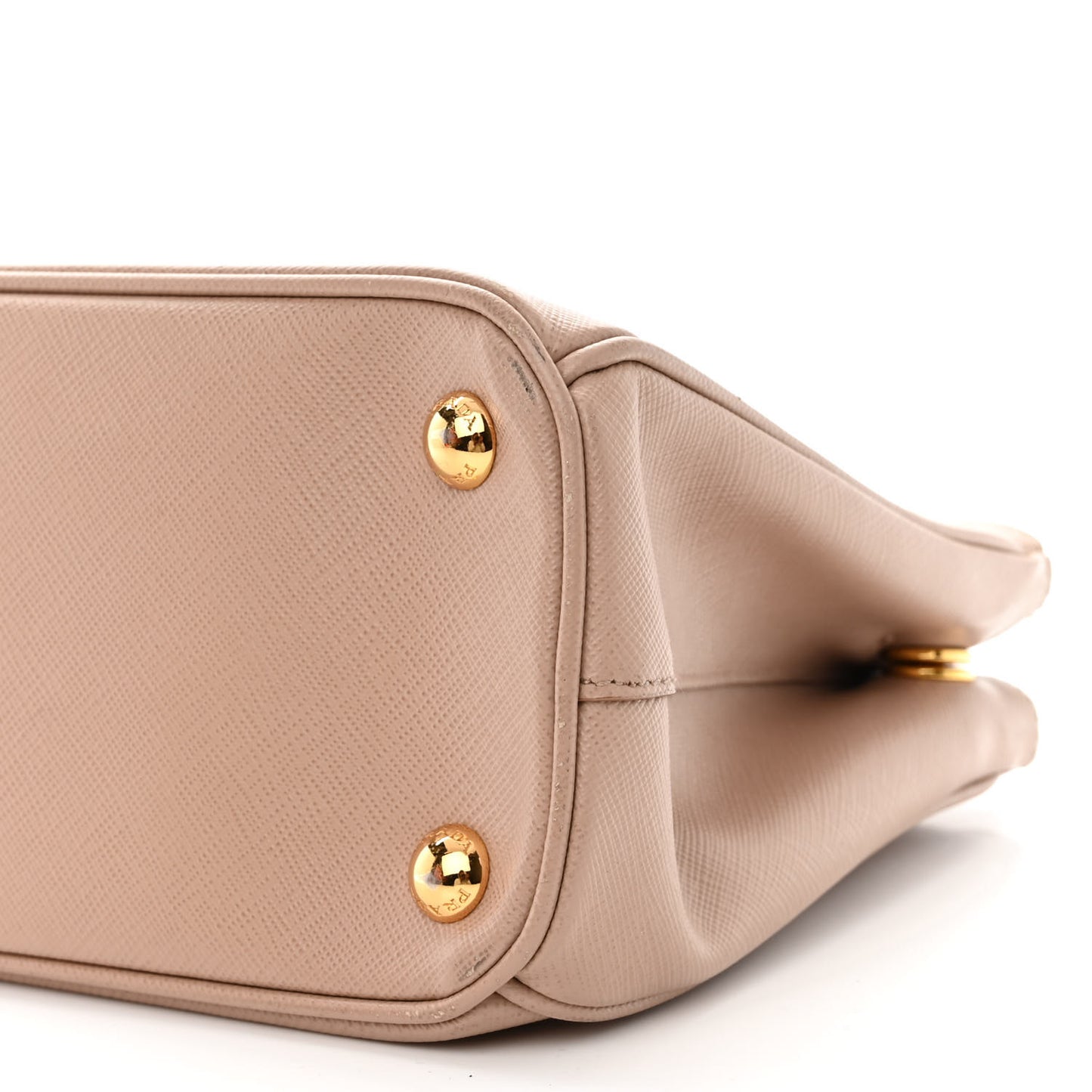 Saffiano Mini Galleria Double Zip Tote Cammeo