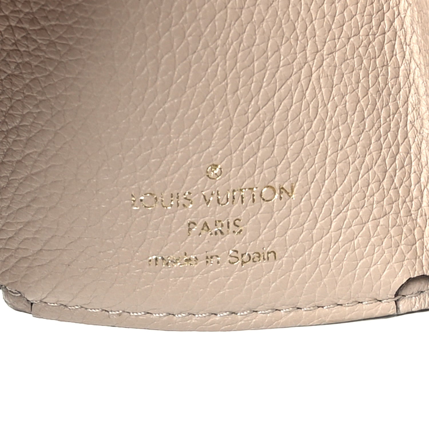 Louis Vuitton Calfskin Lockmini Wallet Greige 7 of 7