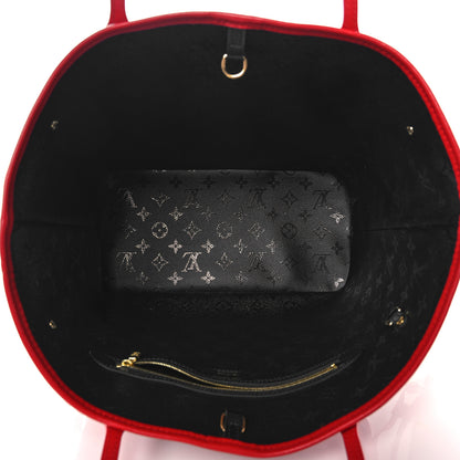 Louis Vuitton X UF Tufted Monogram Neverfull MM Black Red 6 of 11
