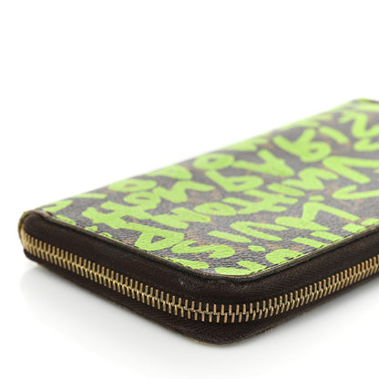 Louis Vuitton Monogram Graffiti Zippy Wallet Green 18 of 21