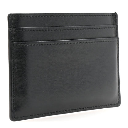 Saint Laurent Calfskin Tiny Cassandre Credit Card Case Black 3 of 8