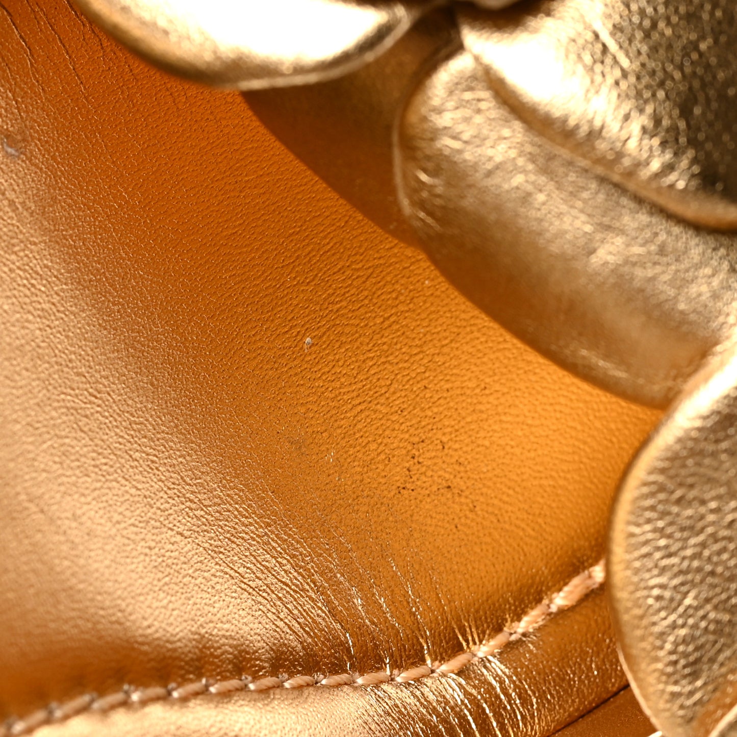 Metallic Kidskin Atelier 03 Rose Edition Espadrille 45/90mm Platform Sandals 40 Antique Brass