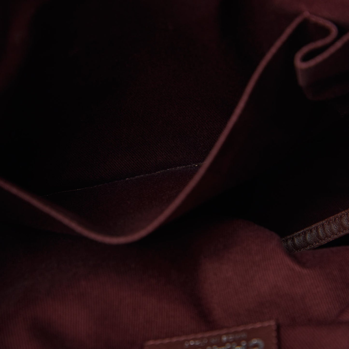Iridescent Calfskin Quilted Large In The Mix Tote Brown
